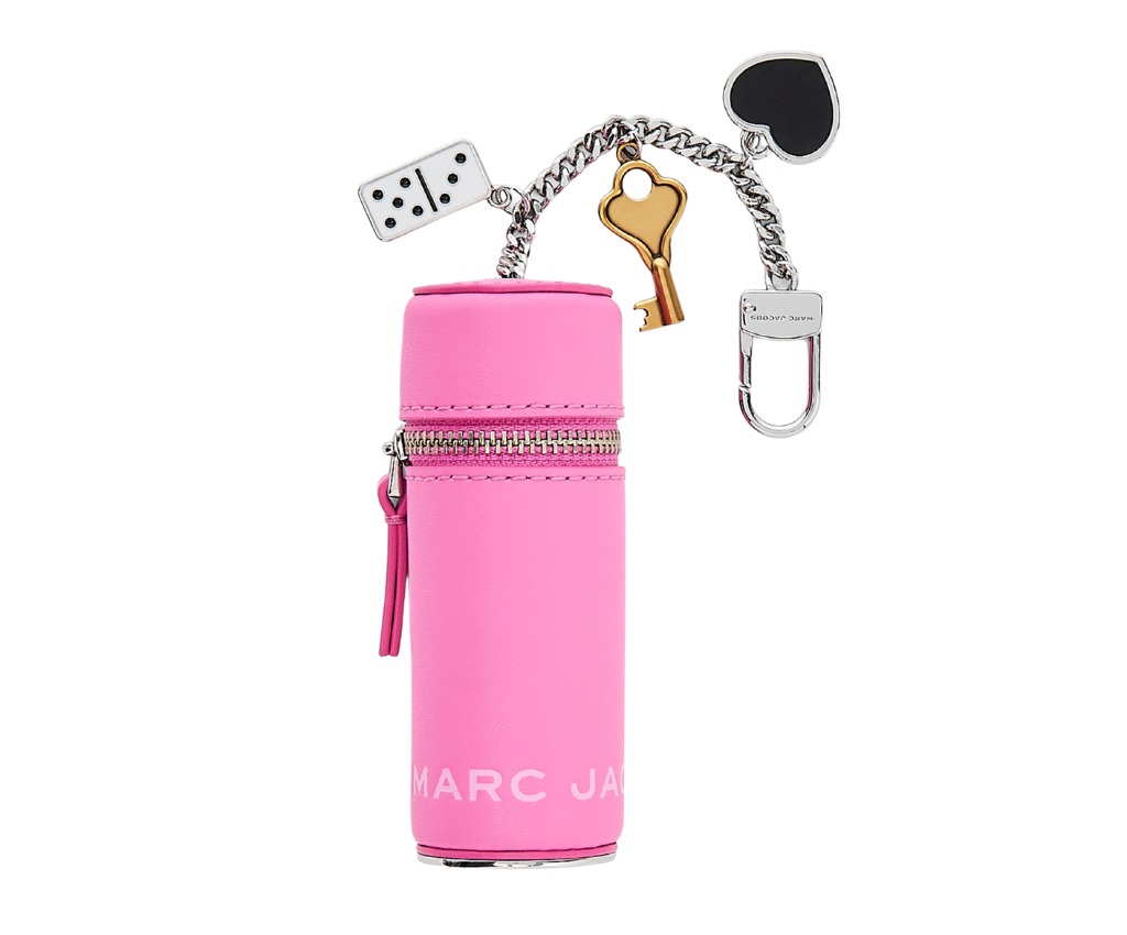 The Lipstick Case Bag Charm (Bow Pink)